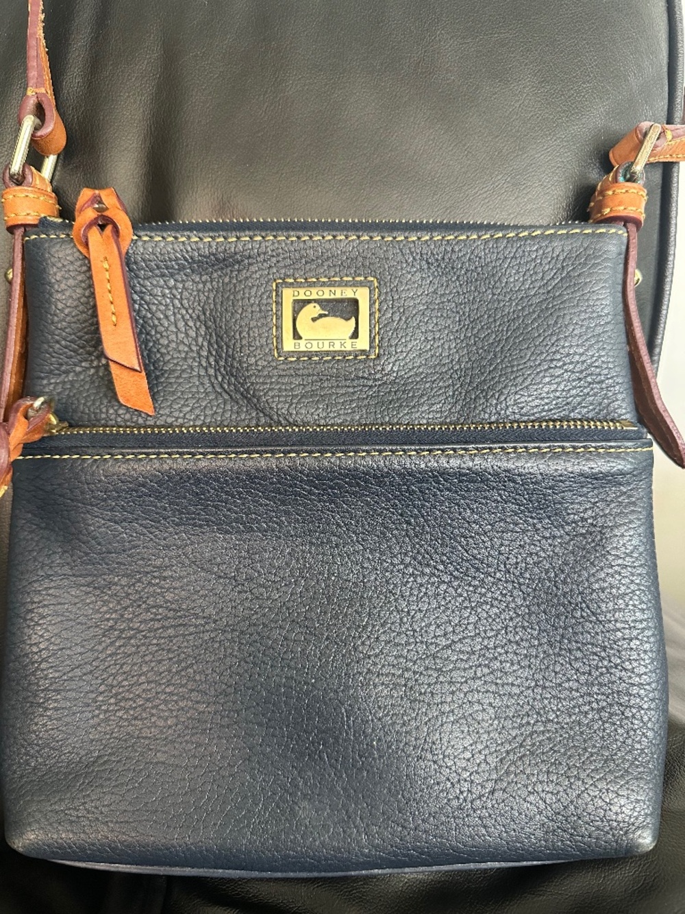 Dooney & Bourke Navy Leather Purse
